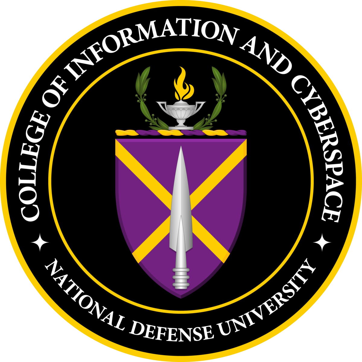 National Defense University’s College of Information and Cyberspace Logo