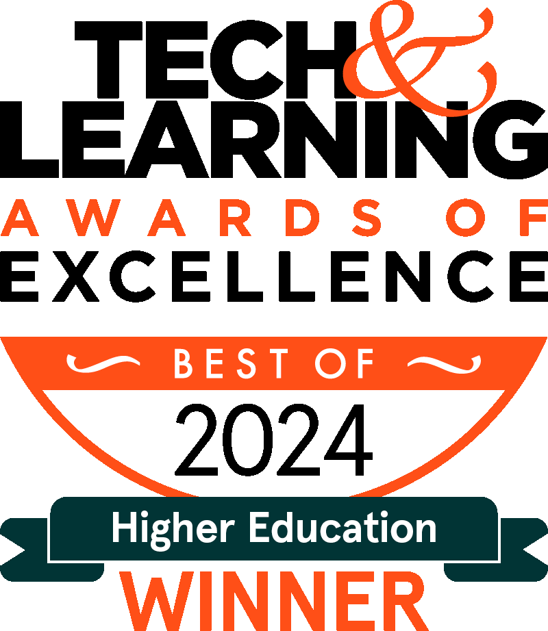 Tech & Learning Awards of Excellence Best of 2024 Higher Education Winner Badge
